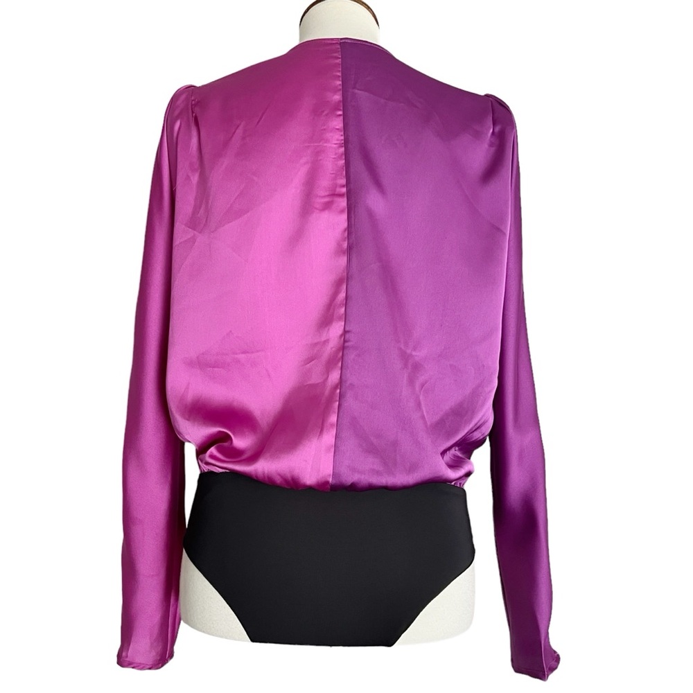 Strut & Bolt Two-Tone‎ Bodysuit Dark Light Purple Size Small - Picture 5 of 12